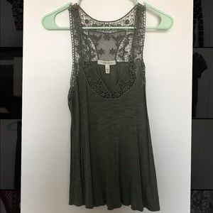 Aero Tank with Lace Top